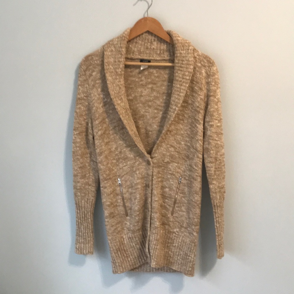 J.Crew wool sweater jacket with pockets!